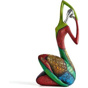 Art Yoga Female Sculpture Figurines Abstract Woman Statue Home Shelf Décor A